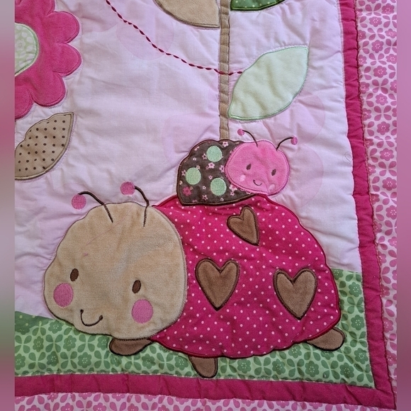 Carter's Child of Mine Baby Girl's Quilt - Picture 2 of 7